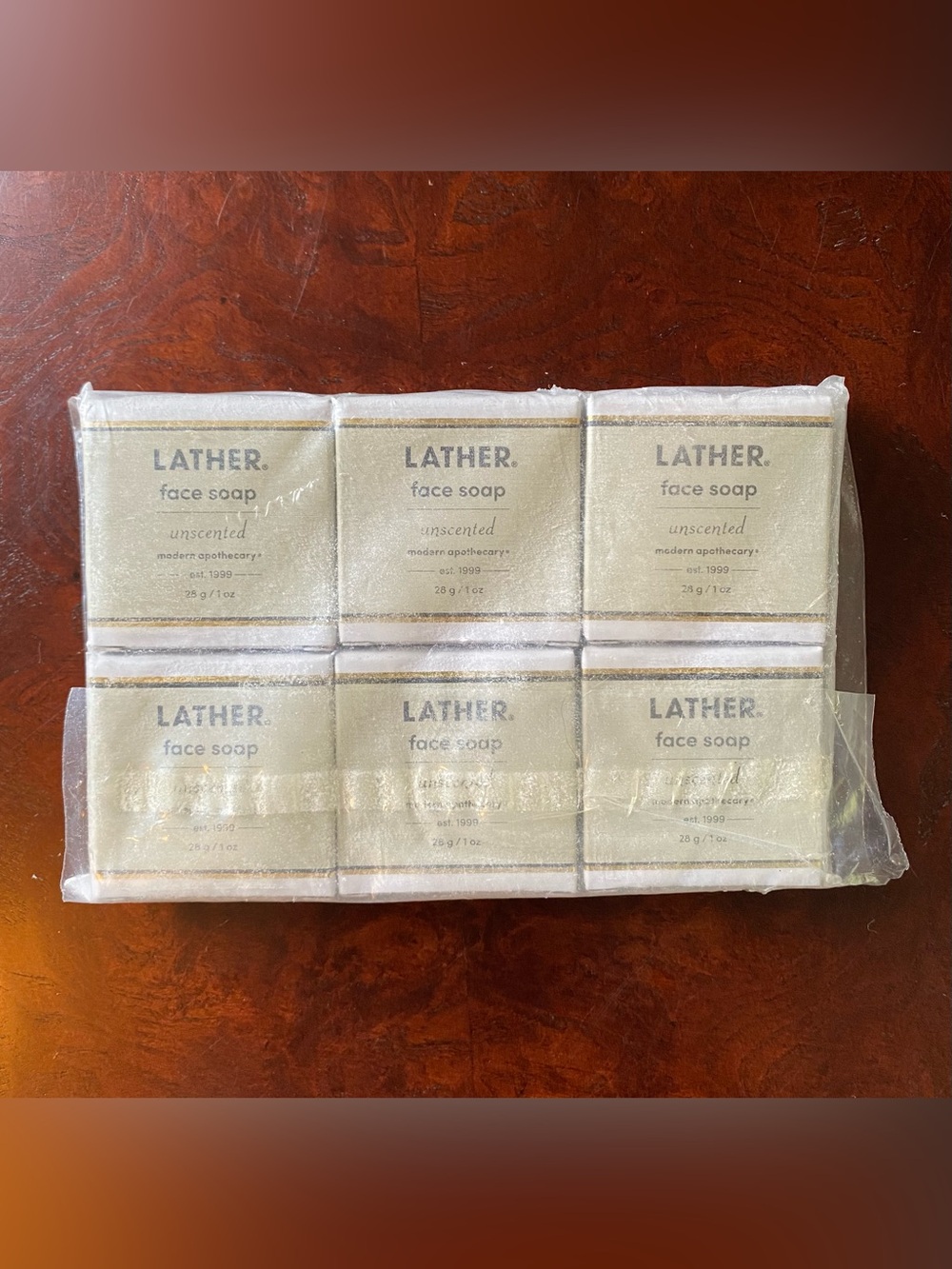 LATHER - Unscented Face Soap (6 Pack)